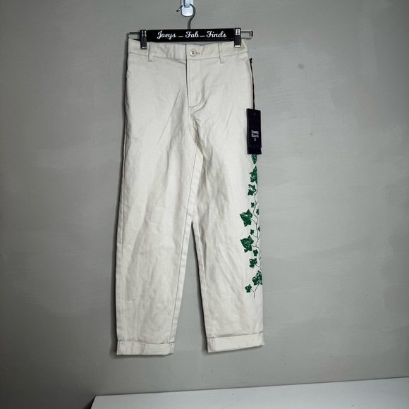 Rowing Blazers Youth Ivy Vine Print Khaki Pants - Picture 6 of 9